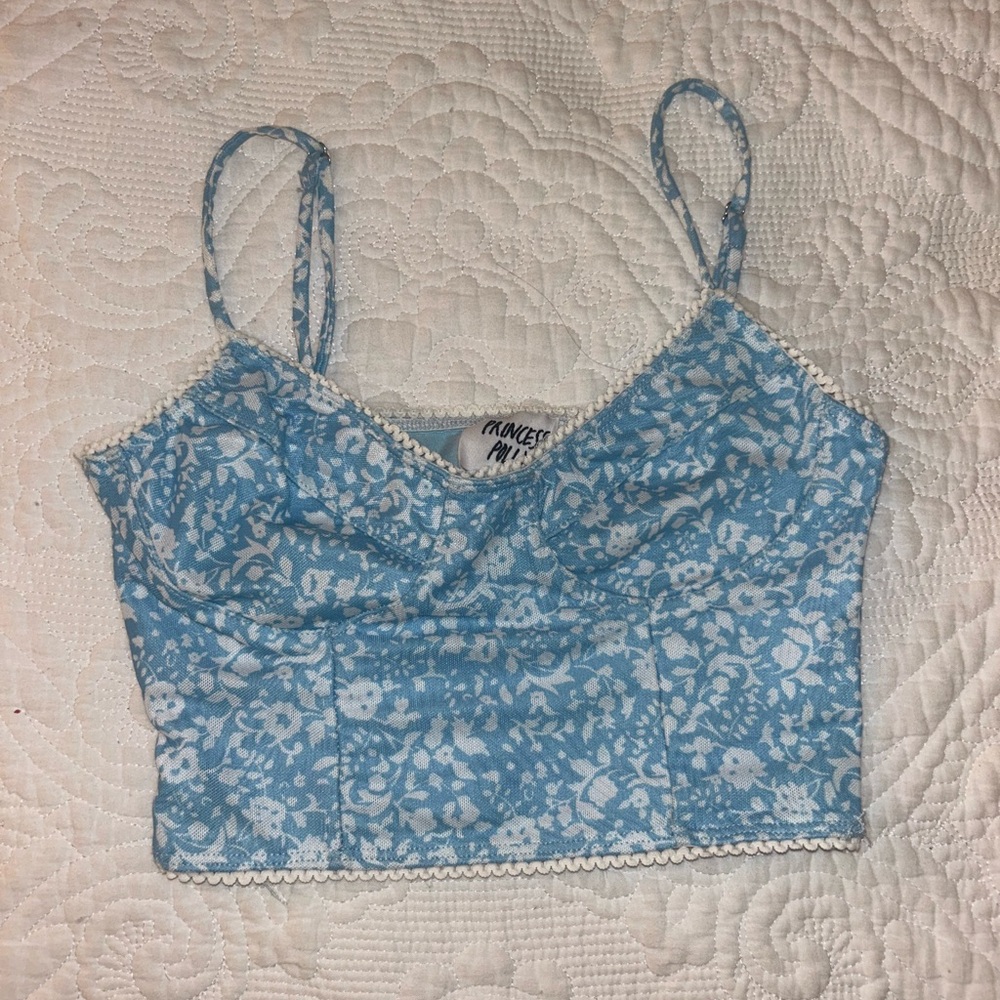 Princess Polly Debbie Top Blue